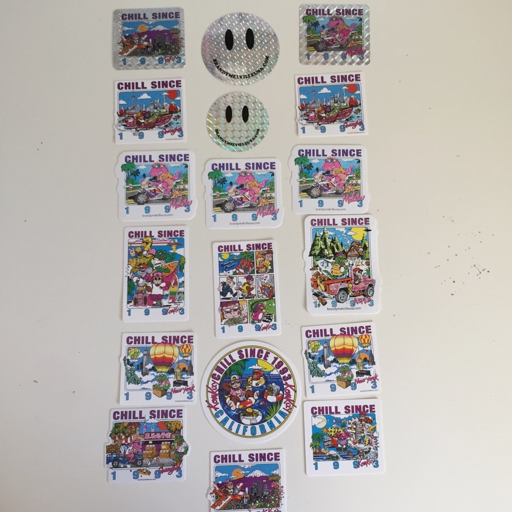 Brandy Melville sticker pack!